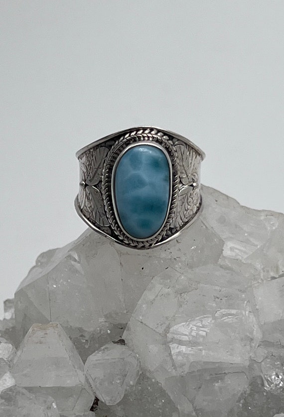 Larimar Ring Size 8