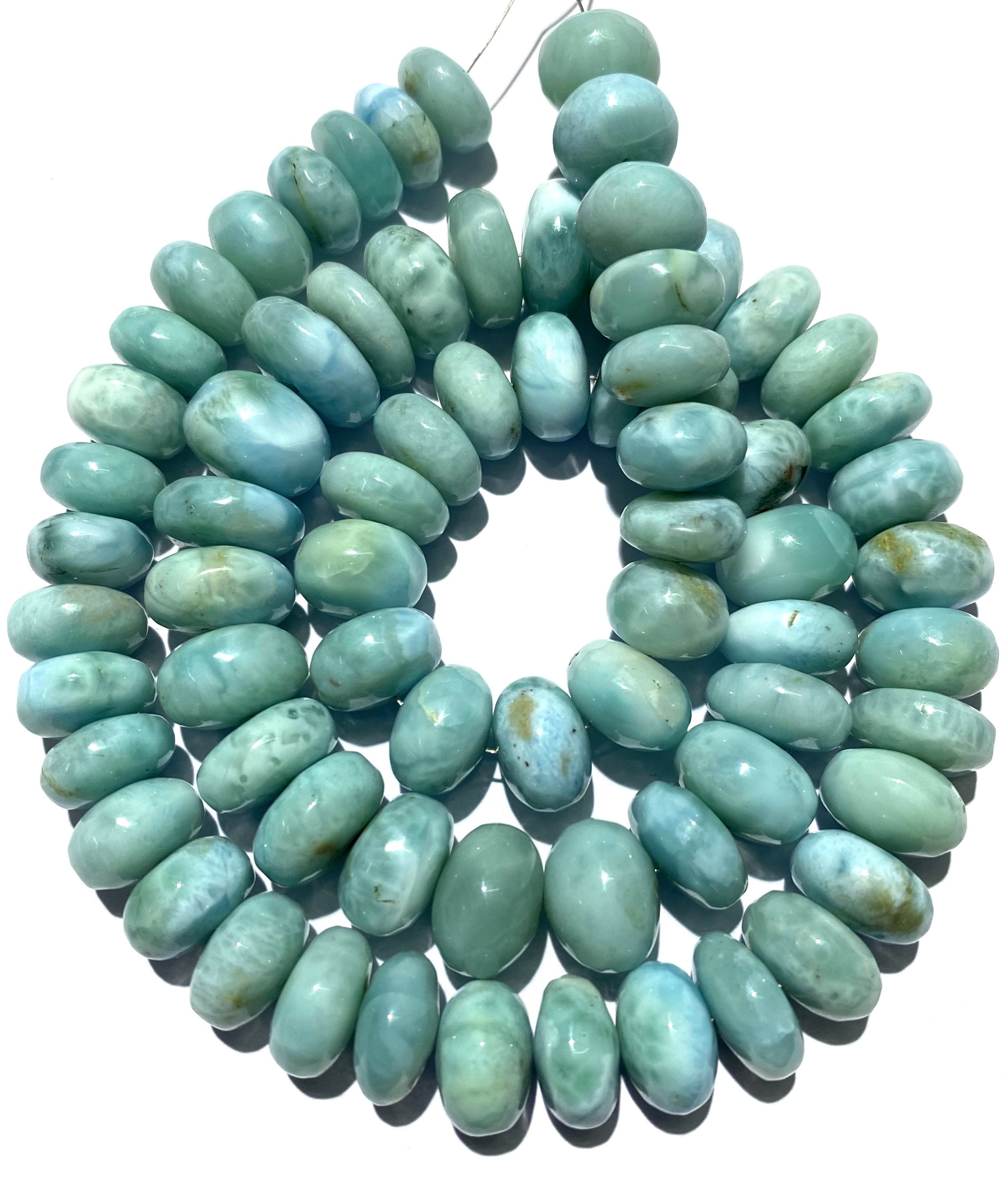 Aaa+ Blue Larimar Smooth Rondelle Beads 10mm-12mm Larimar Rondelle Beads 18” Natural Larimar Smooth Rondelles Larimar Gemstone Beads Larimar Aaa+ Blue Larimar Smooth Rondelle Beads 10mm-12mm Larimar Rondelle Beads 18” Natural Larimar Smooth Rondelles Larimar Gemstone Beads Larimar