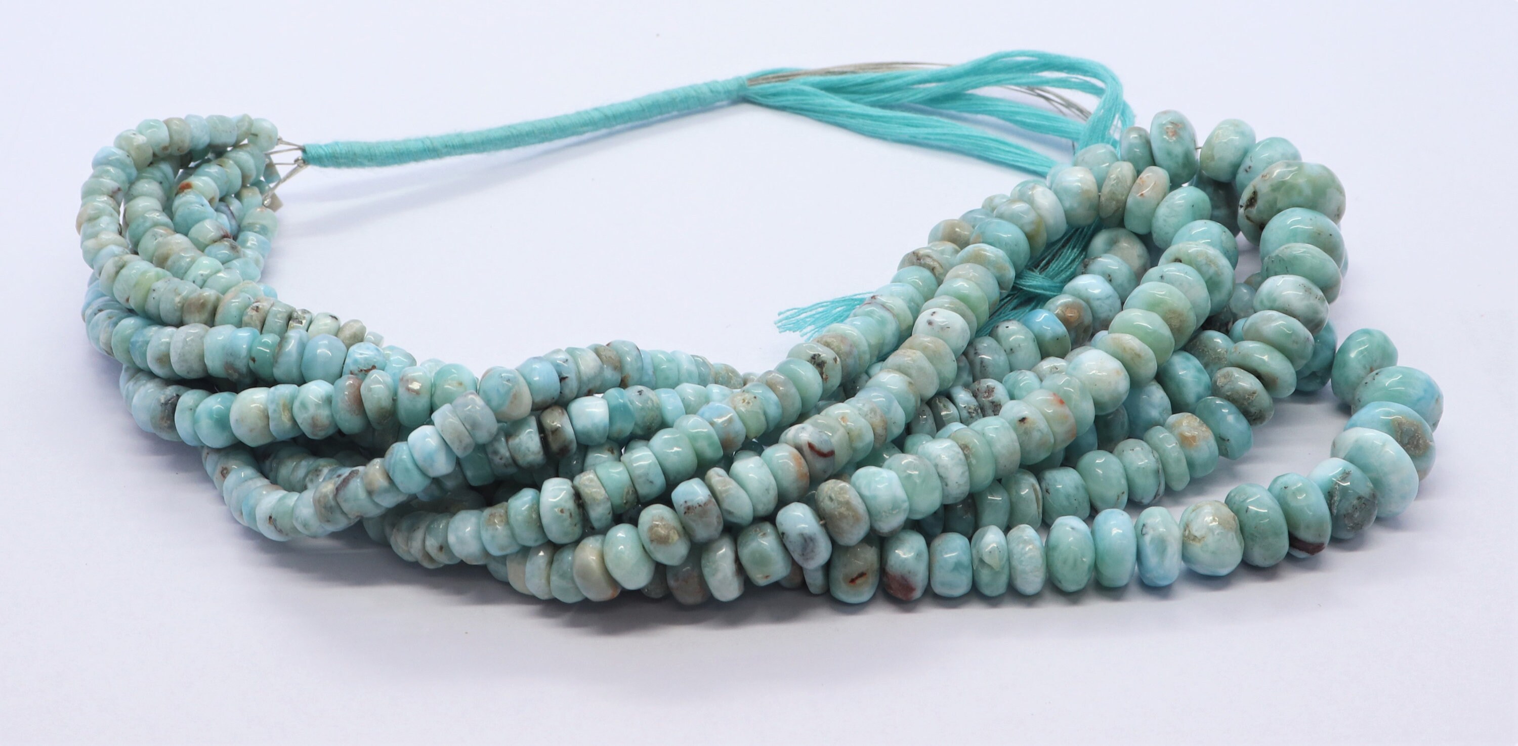 Aaa Natural Larimar Smooth Rondelle Beads, 5-9 Mm Plain Larimar Gemstone Beads, Larimar Beads, 16 Inch Smooth Larimar Rondelle Beads Aaa Natural Larimar Smooth Rondelle Beads, 5-9 Mm Plain Larimar Gemstone Beads, Larimar Beads, 16 Inch Smooth Larimar Rondelle Beads
