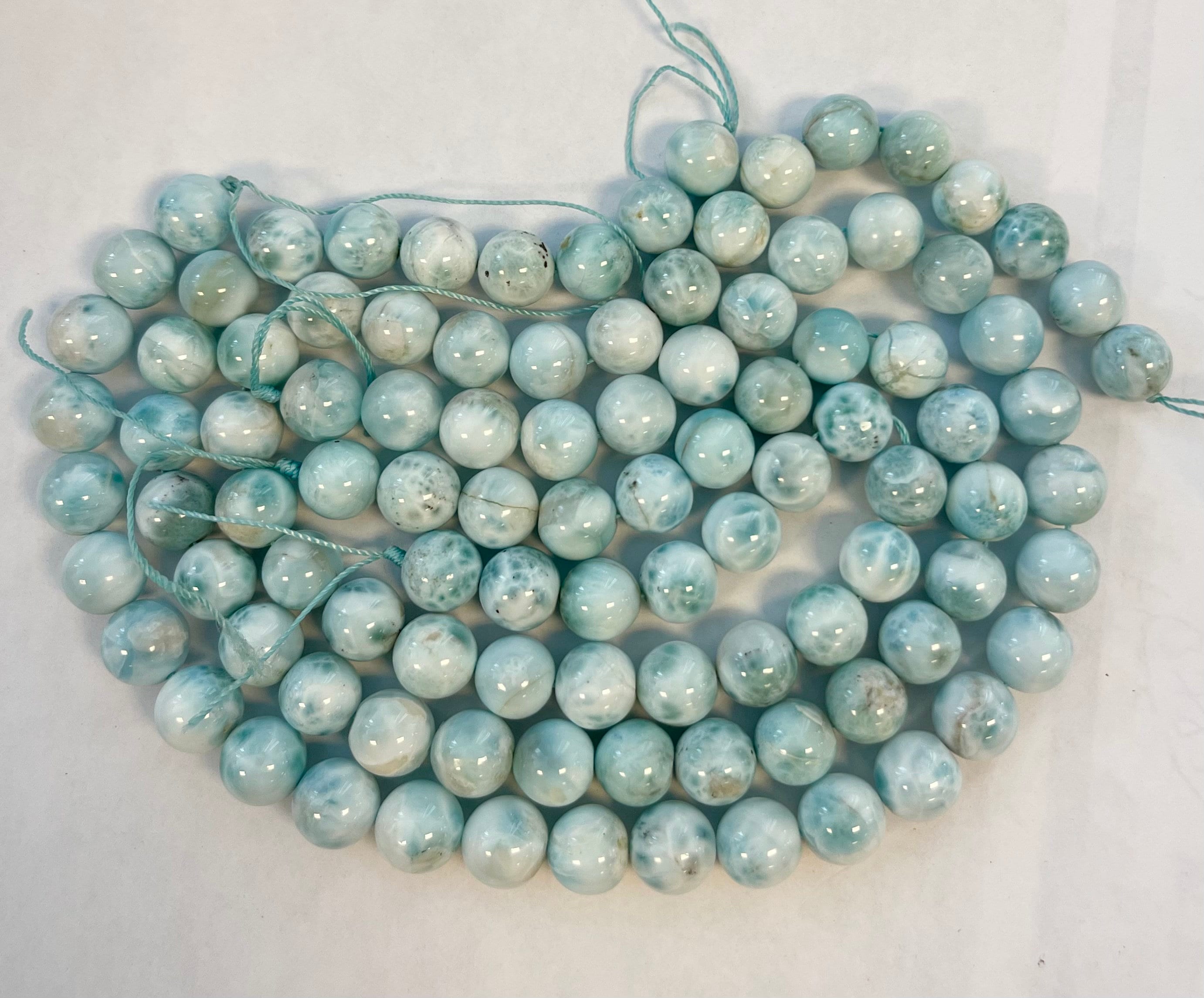 100% Dominican Larimar 12mm Round Larimar Beads--15.5 Inch Gemstone Beads--33 Beads--l12 100% Dominican Larimar 12mm Round Larimar Beads--15.5 Inch Gemstone Beads--33 Beads--l12