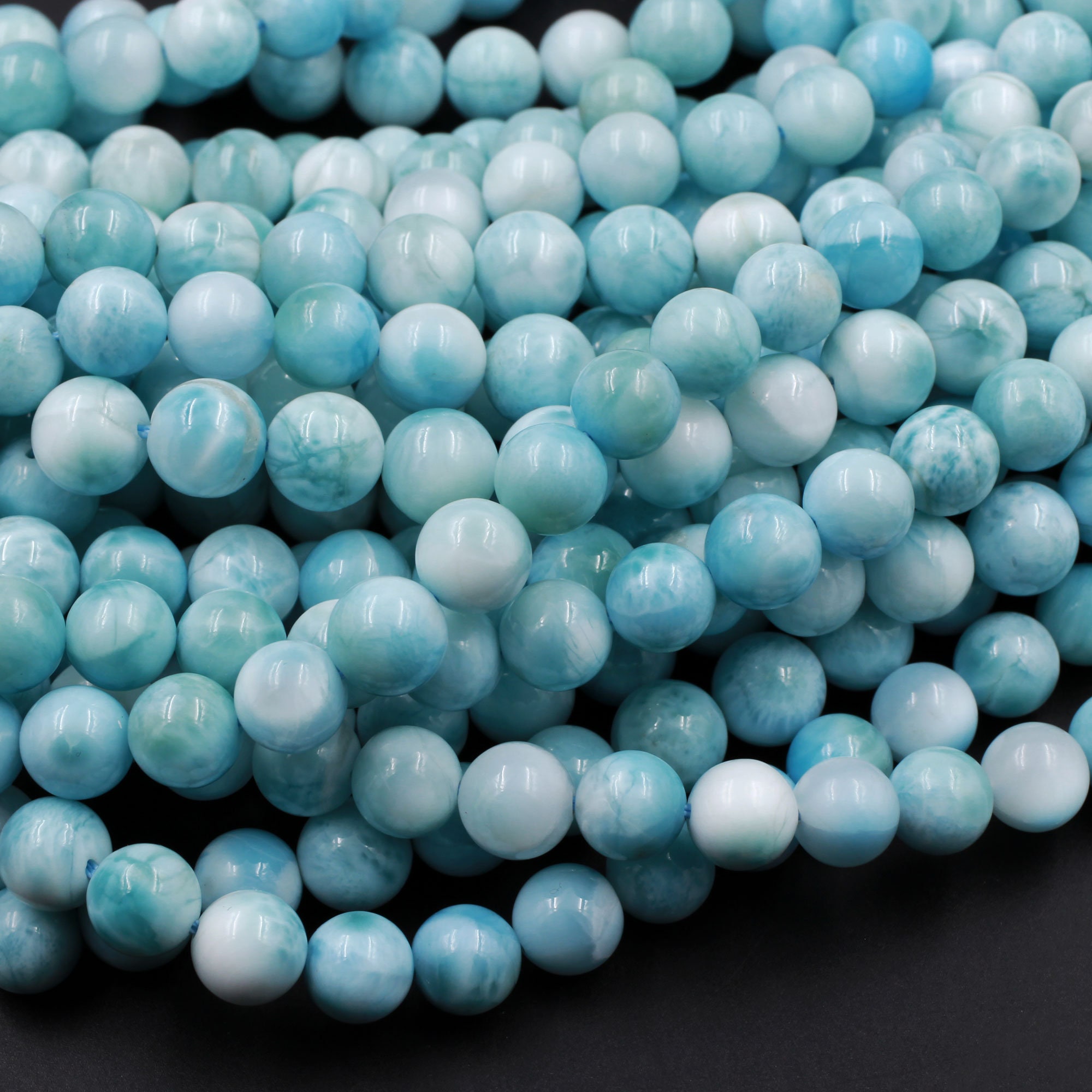 Aaa Natural Blue Larimar 6mm 7mm 8mm 9mm 10mm 12mm 14mm Smooth Round Beads Real Genuine Larimar Gemstone Beads 15.5" Strand Aaa Natural Blue Larimar 6mm 7mm 8mm 9mm 10mm 12mm 14mm Smooth Round Beads Real Genuine Larimar Gemstone Beads 15.5" Strand