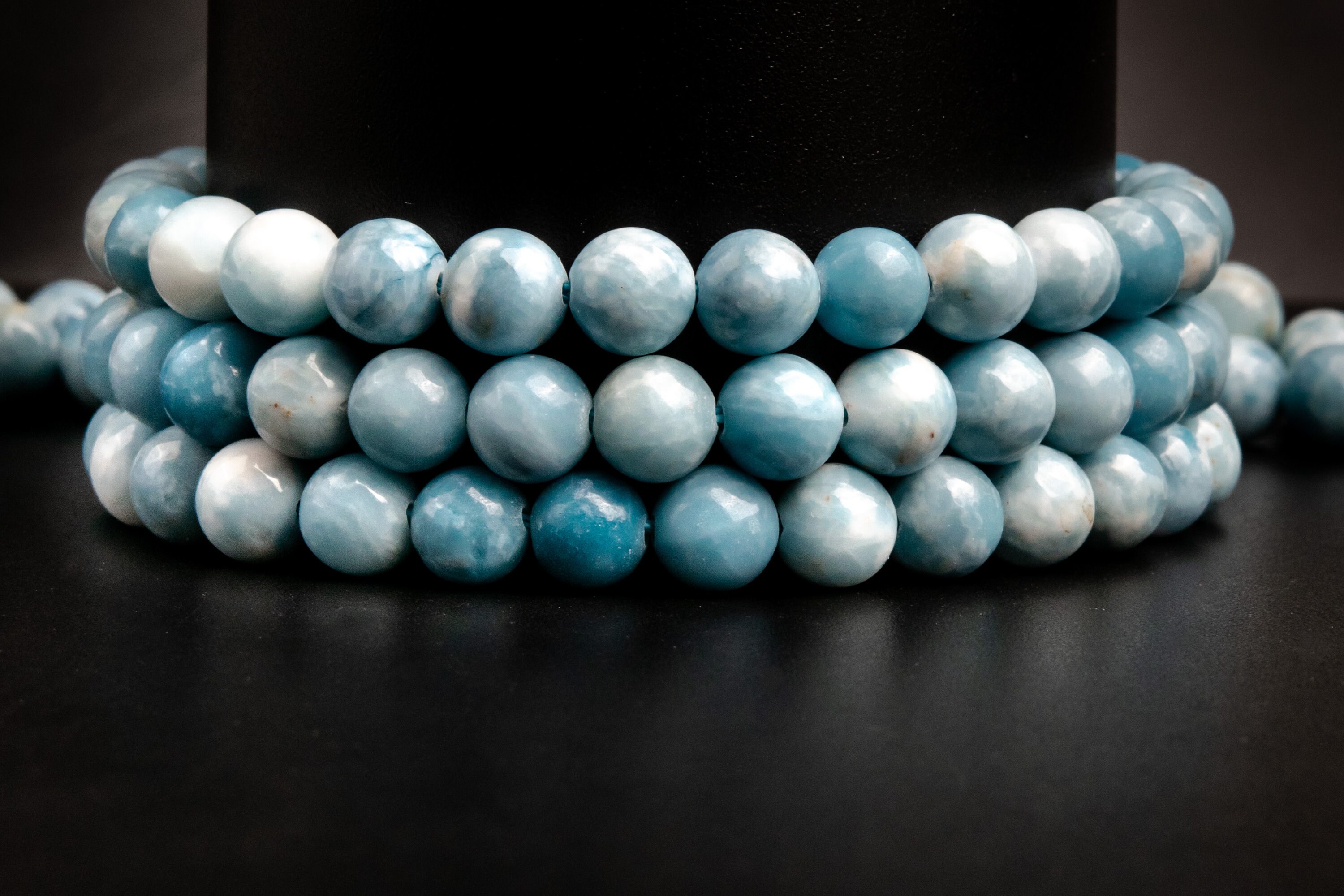 Larimar Blue Color Quartz Gemstone Grade A Round 6mm 8mm 10mm Loose Beads Larimar Blue Color Quartz Gemstone Grade A Round 6mm 8mm 10mm Loose Beads