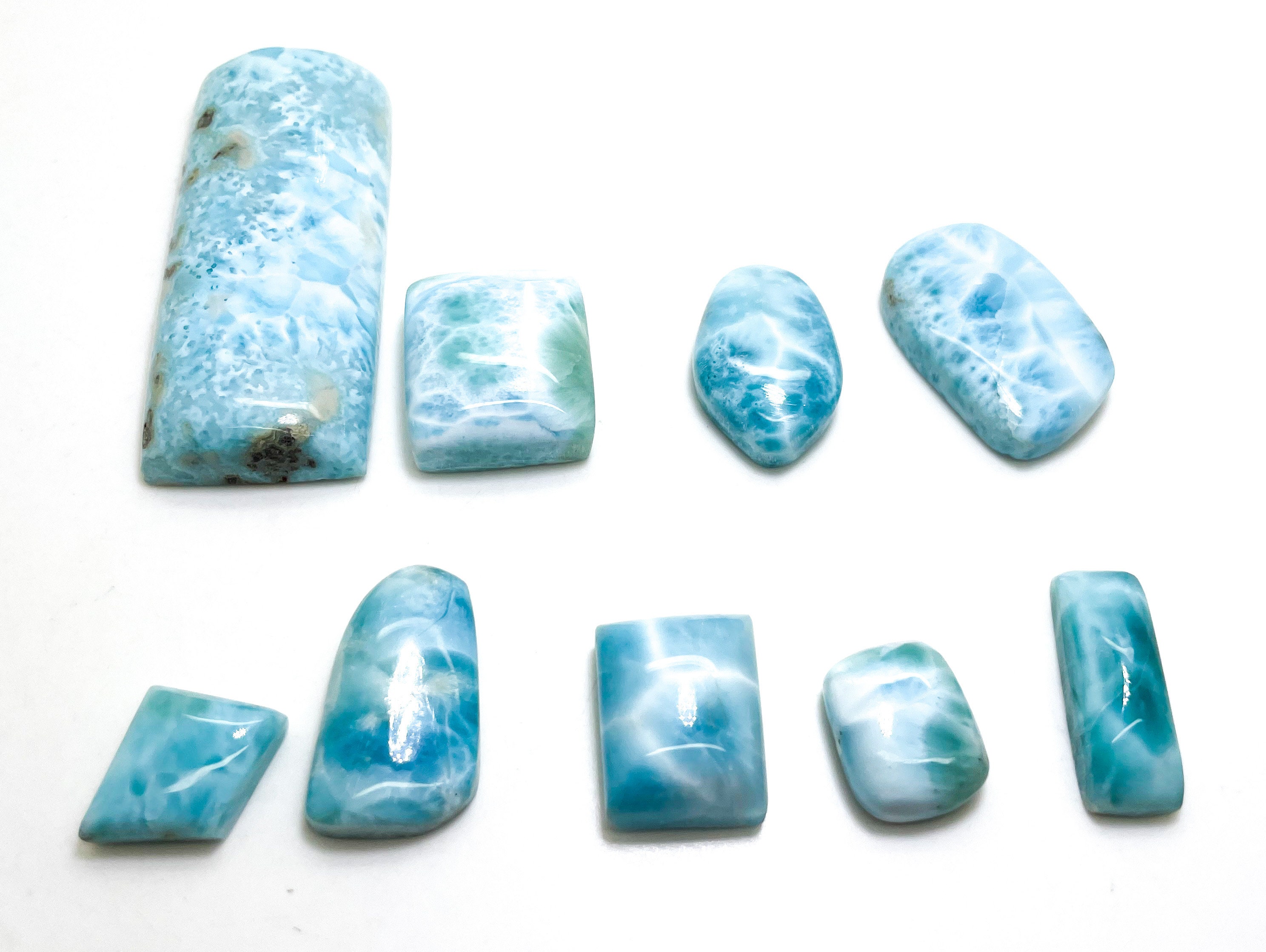 Natural Dominican Larimar Cabochons Rock Gemstone Round Small Oval Flat Rectangle Beads For Pendant Grade Aaa - Pgl42e Natural Dominican Larimar Cabochons Rock Gemstone Round Small Oval Flat Rectangle Beads For Pendant Grade Aaa - Pgl42e