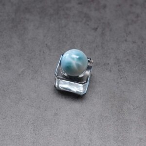 Larimar Crystal Sphere , High Grade Larimar Sphere , Pectolite Crystal Mini Sphere