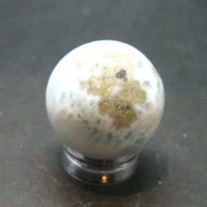 Larimar Sphere From Dominican Republic - 0.9" - 18.52 Grams
