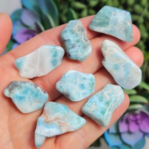 Blue Larimar - Larimar Crystal - Tumbled Larimar - Polished Larimar - Larimar Stone - Tumbled Stones - Larimar Aaa - Larimar Tumbled Blue Larimar - Larimar Crystal - Tumbled Larimar - Polished Larimar - Larimar Stone - Tumbled Stones - Larimar Aaa - Larimar Tumbled