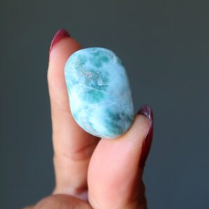 Larimar Tumbled Stones Dolphin Crystal Paradise Blue Gems Larimar Tumbled Stones Dolphin Crystal Paradise Blue Gems
