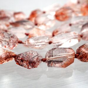 Lepidocrocite Quartz faceted beads (ETB00430) Unique jewelry/Vintage jewelry/Gemstone necklace Lepidocrocite Quartz faceted beads (ETB00430) Unique jewelry/Vintage jewelry/Gemstone necklace