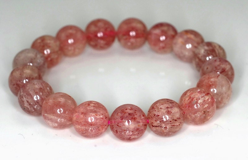 10mm Orange Strawberry Lepidocrocite Gemstone Grade Aa Round Loose Beads 7 Inch Half Strand (90190553-828)