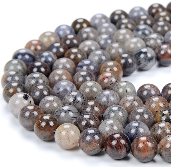 8mm Rare Natural Black Lepidocrocite Quartz Gemstone Grade Aaa Round Loose Beads Bulk Lot 1,2,6,12 And 50 (d311)