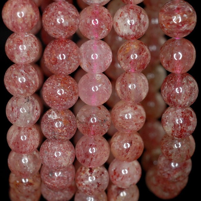 9mm Orange Strawberry Lepidocrocite Quartz Gemstone Aaa Round Loose Beads 7 Inch Half Strand (90190495-827) 9mm Orange Strawberry Lepidocrocite Quartz Gemstone Aaa Round Loose Beads 7 Inch Half Strand (90190495-827)