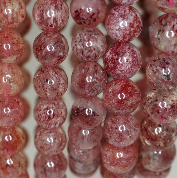 9mm Orange Strawberry Lepidocrocite Quartz Gemstone Aa Round Loose Beads 7 Inch Half Strand (90190431-827) 9mm Orange Strawberry Lepidocrocite Quartz Gemstone Aa Round Loose Beads 7 Inch Half Strand (90190431-827)