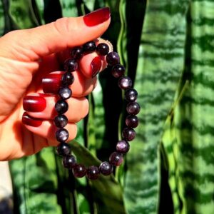 Lepidolite Bracelet - AAA grade Lepidolite gemstone beads - stretchy