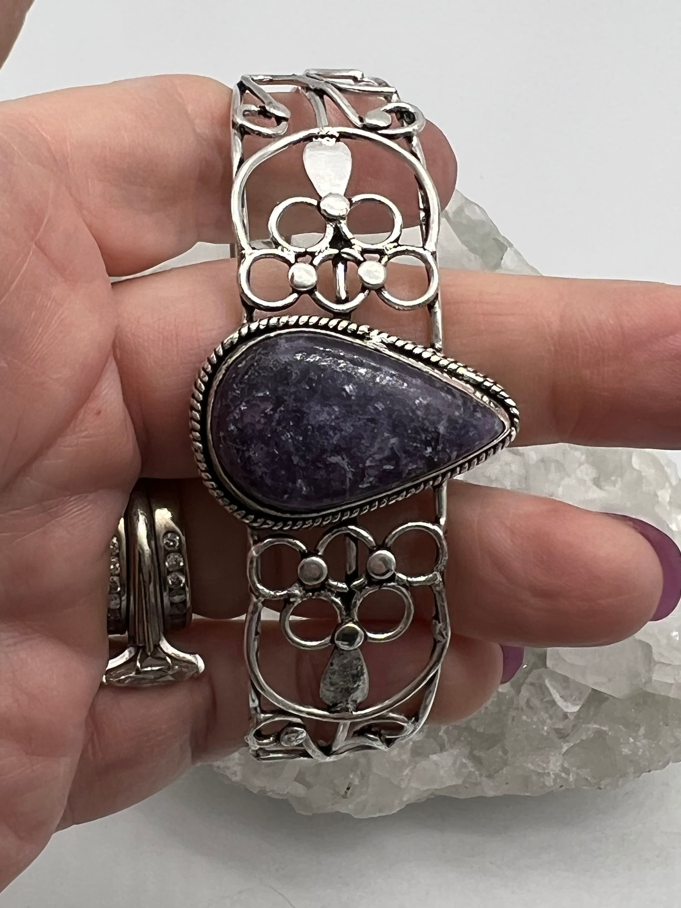 Lepidolite Bangle Or Arm Cuff