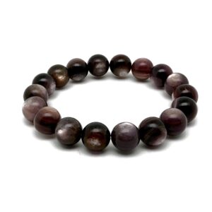 Lepidolite Gemstone Bracelet - AAA Premium Quality Crystal Bracelet - Men&Women Stretchy Bracelet - Gift for Her - Crystal Healing - AA1006