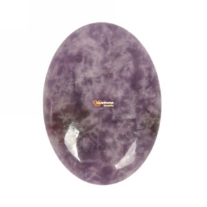 30mm Lepidolite Lithium Mica oval flatback cab cabochon