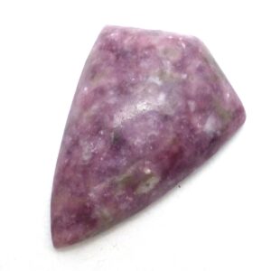 55.110 Carats Lepidolite Cabochon Shield Smooth Cut Lavender Purple Chatoyant Crystal Sparkles Material Hand Cut One of a kind Purple Pink