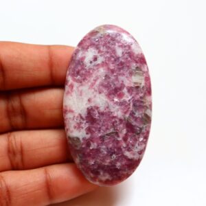 Big Size Pink Lepidolite Cabochon, Healing Crystal, Chakras, Crystal Grid, Crystal, Lepidolite Crystal, Lepidolite Cabochon, Loose Stone.