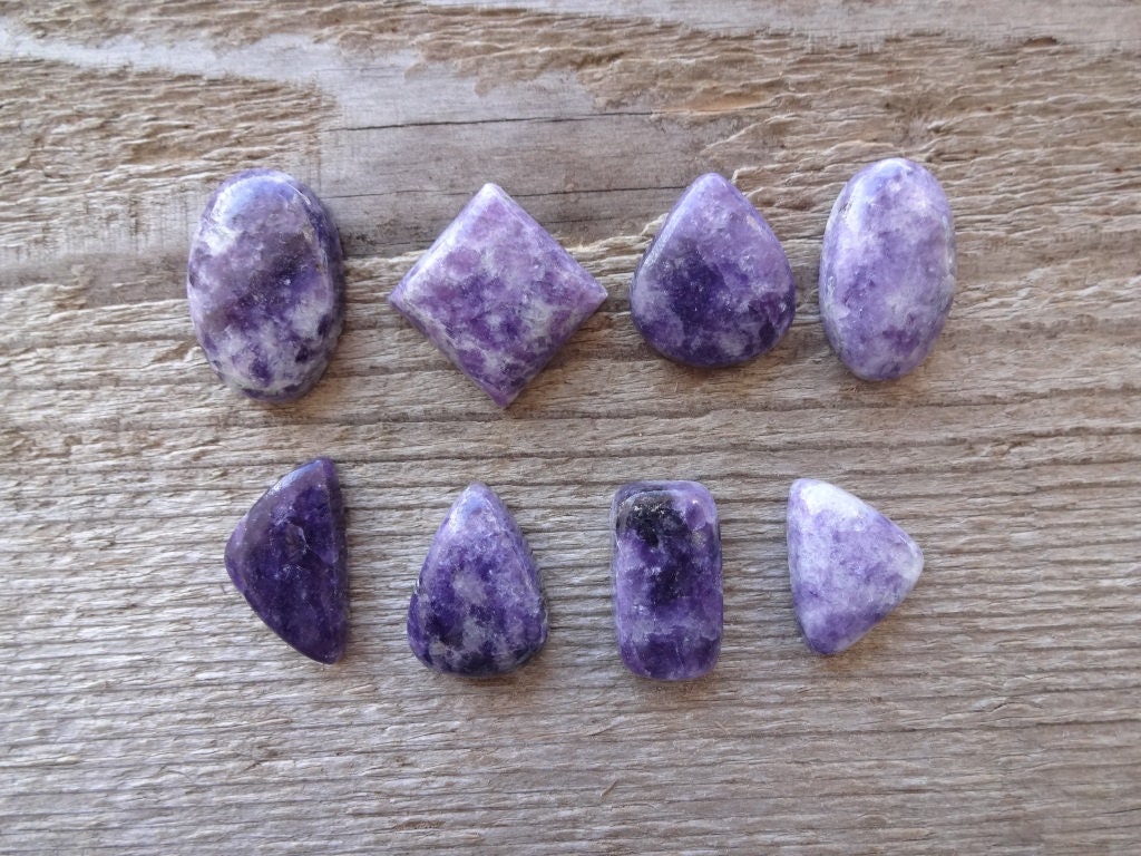 Lepidolite Cabochon /purple Ring Size Stones
