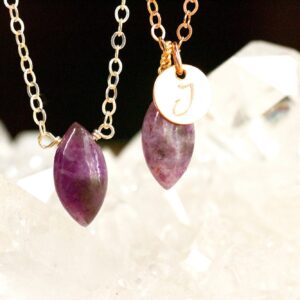 Lepidolite Necklace - Healing Crystal Necklace