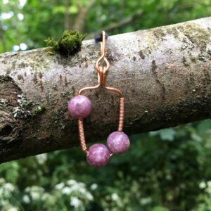 Lepidolite Pendant Necklace: Handmade Jewelry, Jewellery Gifts