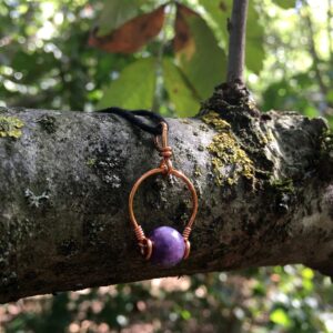 Lepidolite Pendant Necklace: Jewellery