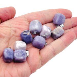 Lepidolite Tumbled Gemstone Pendant - Crystal Pendant - Love Stone Pendant - Pendants Of Surprise - Nc1033