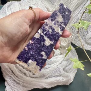 Australian Lepidolite Tower - Known as the Peace Stone Australian Lepidolite Tower - Known as the Peace Stone