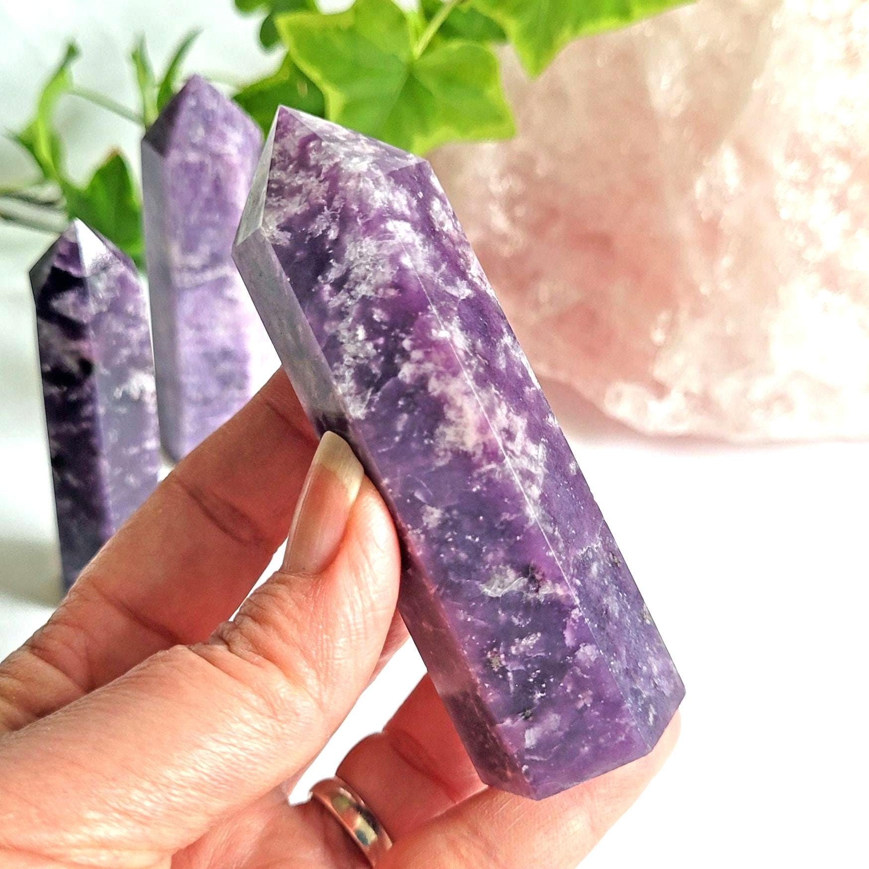 Lepidolite Crystal Tower • Ethically Sourced