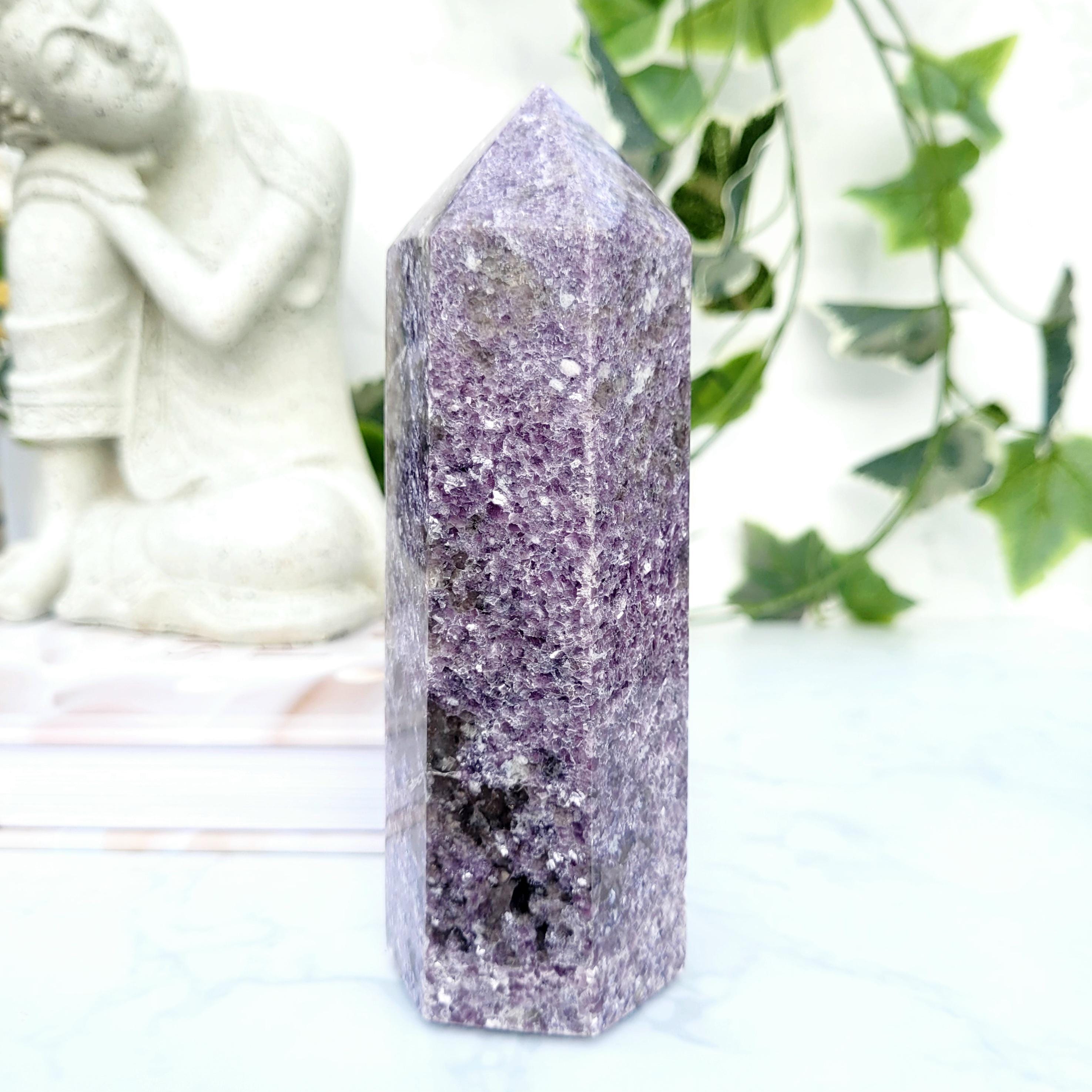 Lepidolite Crystal Tower | Ethically Sourced | Transformation & Calm Stone