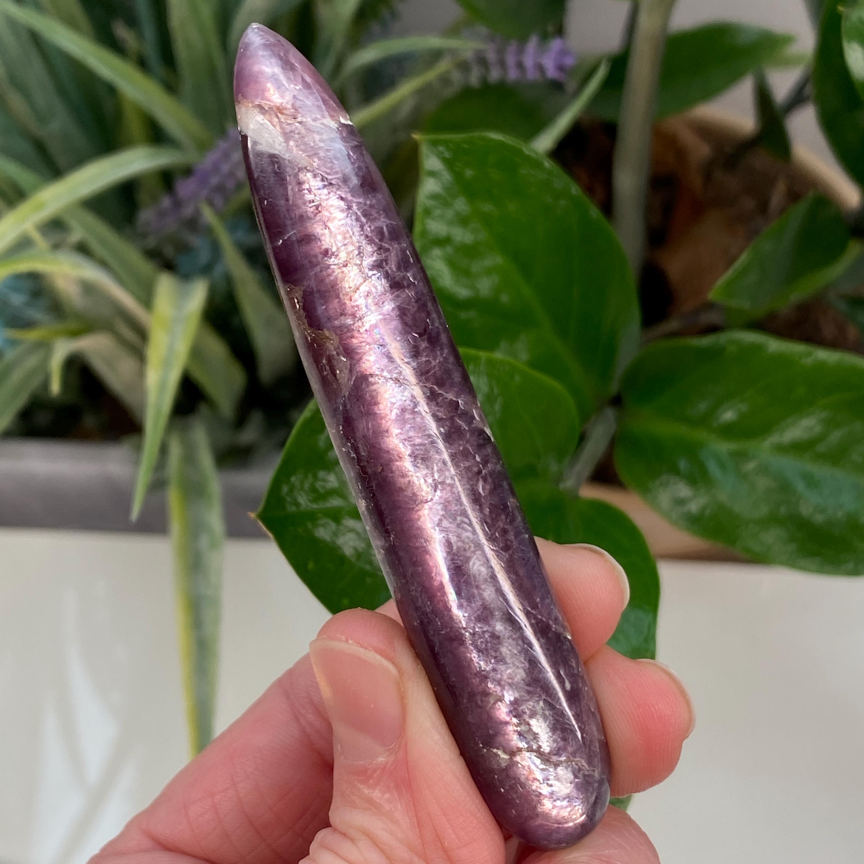 Gem Lepidolite, Gem Lepidolite Wand
