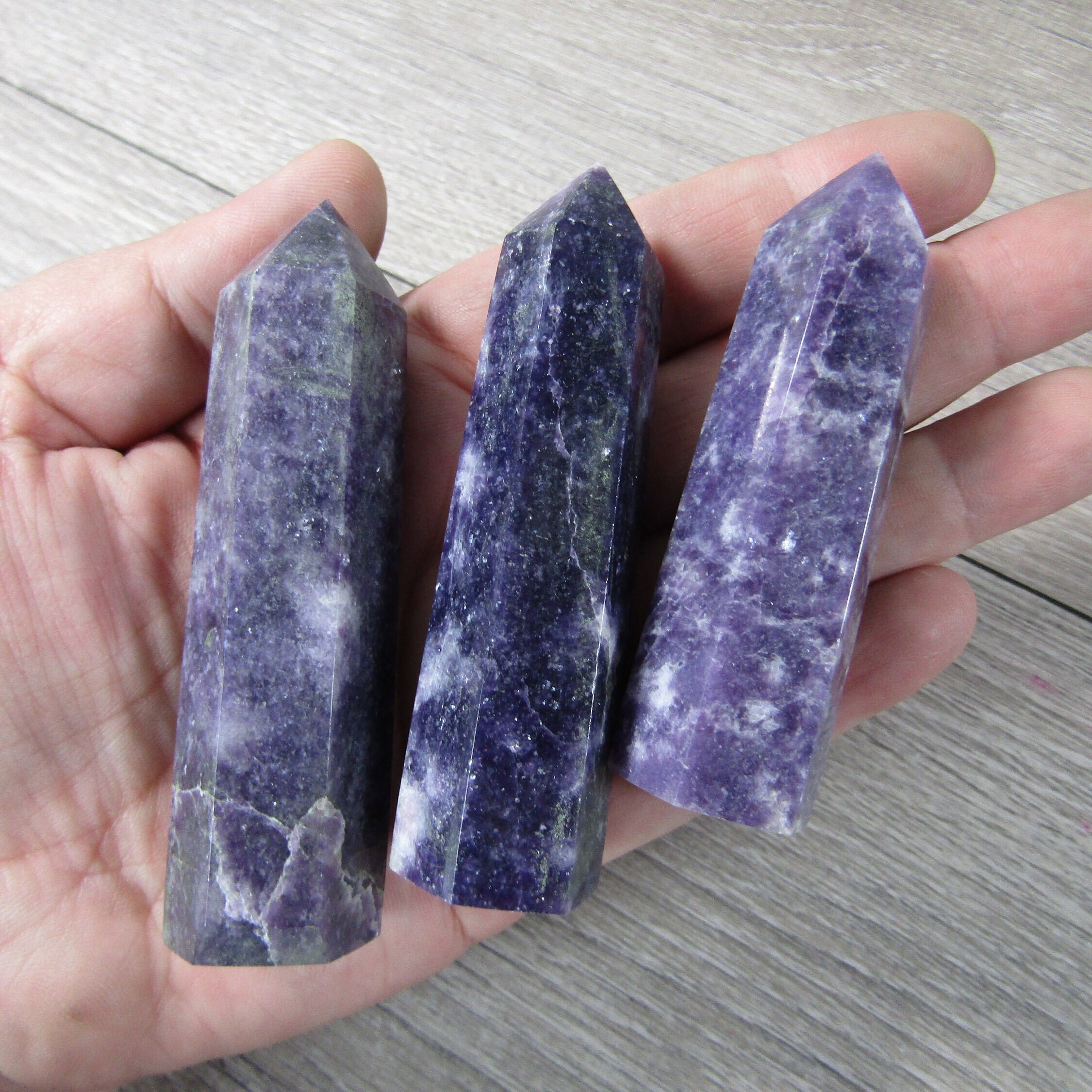 Lepidolite Obelisk 3" Large Stone Shaped Pillar
