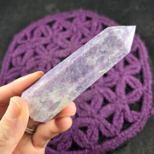 Lepidolite Polished Point Healing Stones Generator Tower Crystal Self Standing Crystal Purple Sparkly Lithium Inclusion Lepidolite Polished Point Healing Stones Generator Tower Crystal Self Standing Crystal Purple Sparkly Lithium Inclusion