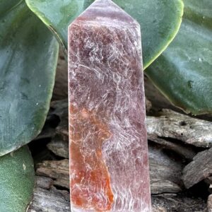 Shimmering Gem Lepidolite Tower From Brazil, Purple Mica, Mica With Lithium Shimmering Gem Lepidolite Tower From Brazil, Purple Mica, Mica With Lithium