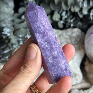 Lepidolite Tower • Deep Purple Calming Stone Lepidolite Tower • Deep Purple Calming Stone