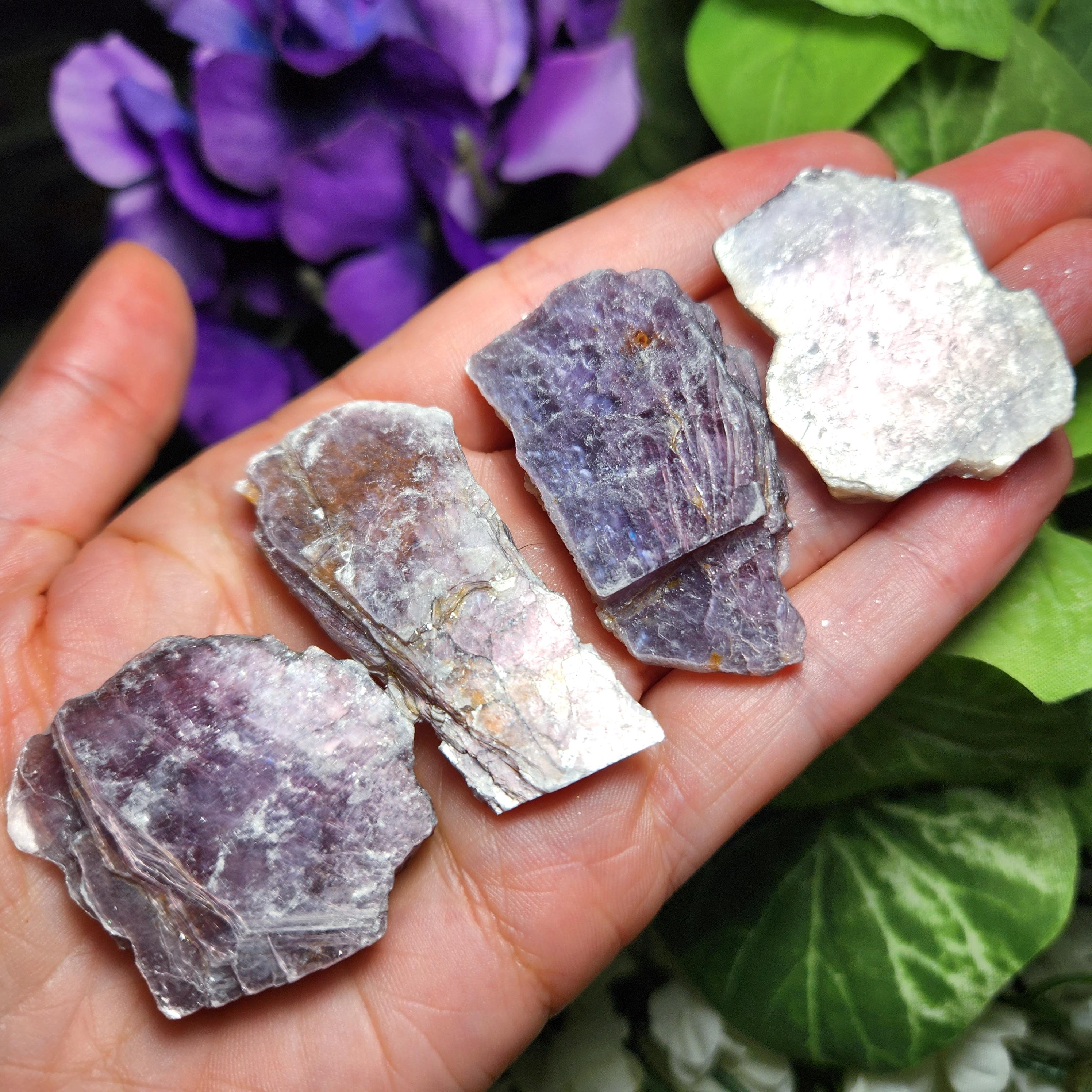 Raw Lepidolite Crystal - Lepidolite Slab - Lepidolite Specimen - Lepidolite Stone - Raw Lepidolite - Natural Lepidolite - Purple Lepidolite