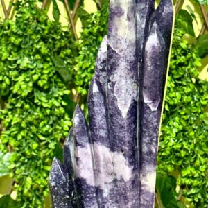 MASSIVE Lavender Lepidolite Cluster: Polished Mineral Specimen, India