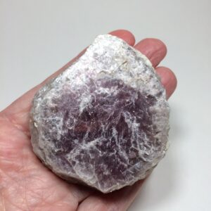 Lepidolite Mica Book 2.5" - Natural Crystal - Raw Mineral Specimen - Healing Crystal - Meditation Crystal - Collectible Stone - 84g
