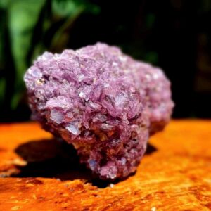 Natural Lepidolite Crystal - for calming anxiety, stress, etc. - depression crystal - worry stone - healing crystal - raw lepidolite