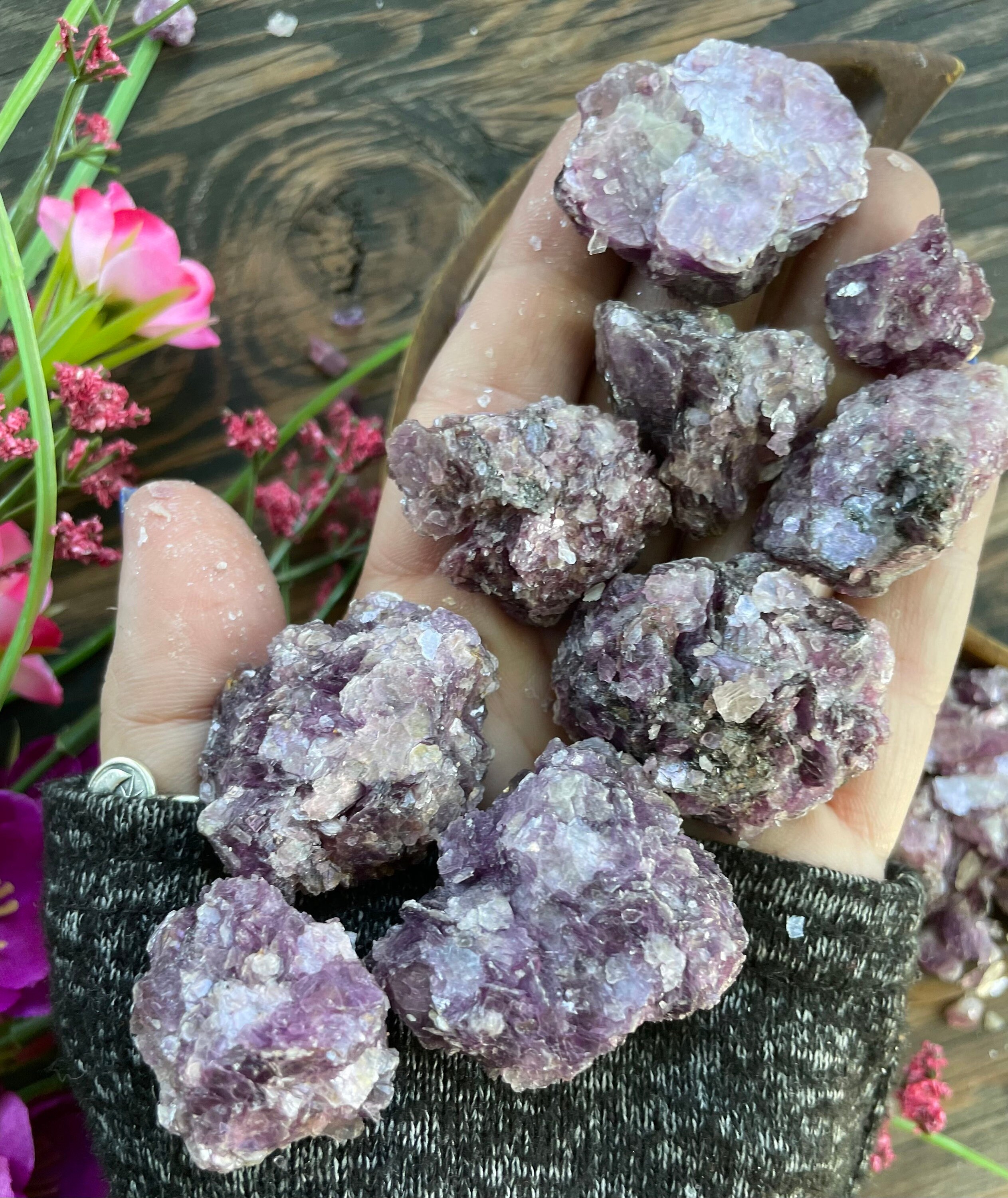 Lepidolite, Raw Lepidolite, Qty. 1