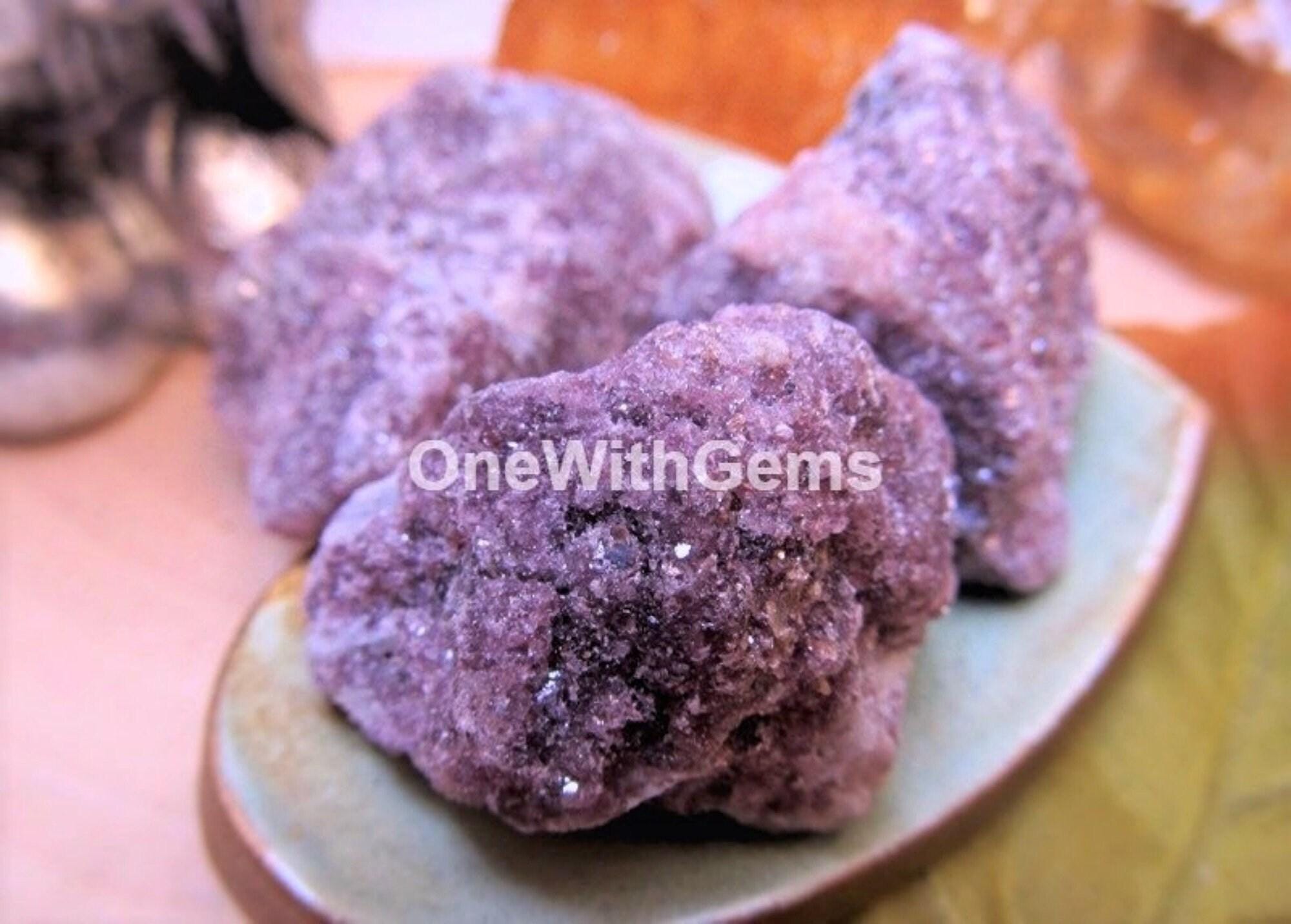 Rough Lepidolite Crystal, Heart Chakra, Raw Healing Crystal, Intuitively Chosen, 1" - 2" Rough Lepidolite Crystal, Heart Chakra, Raw Healing Crystal, Intuitively Chosen, 1" - 2"