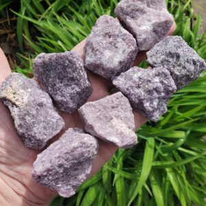 Rough Lepidolite Pieces - Raw Lepidolite Crystals - Lepidolite to Release Old Ways