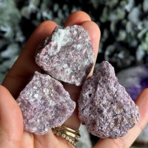 Raw Lepidolite, Rough Lepidolite, Transition, Prayer, Peace