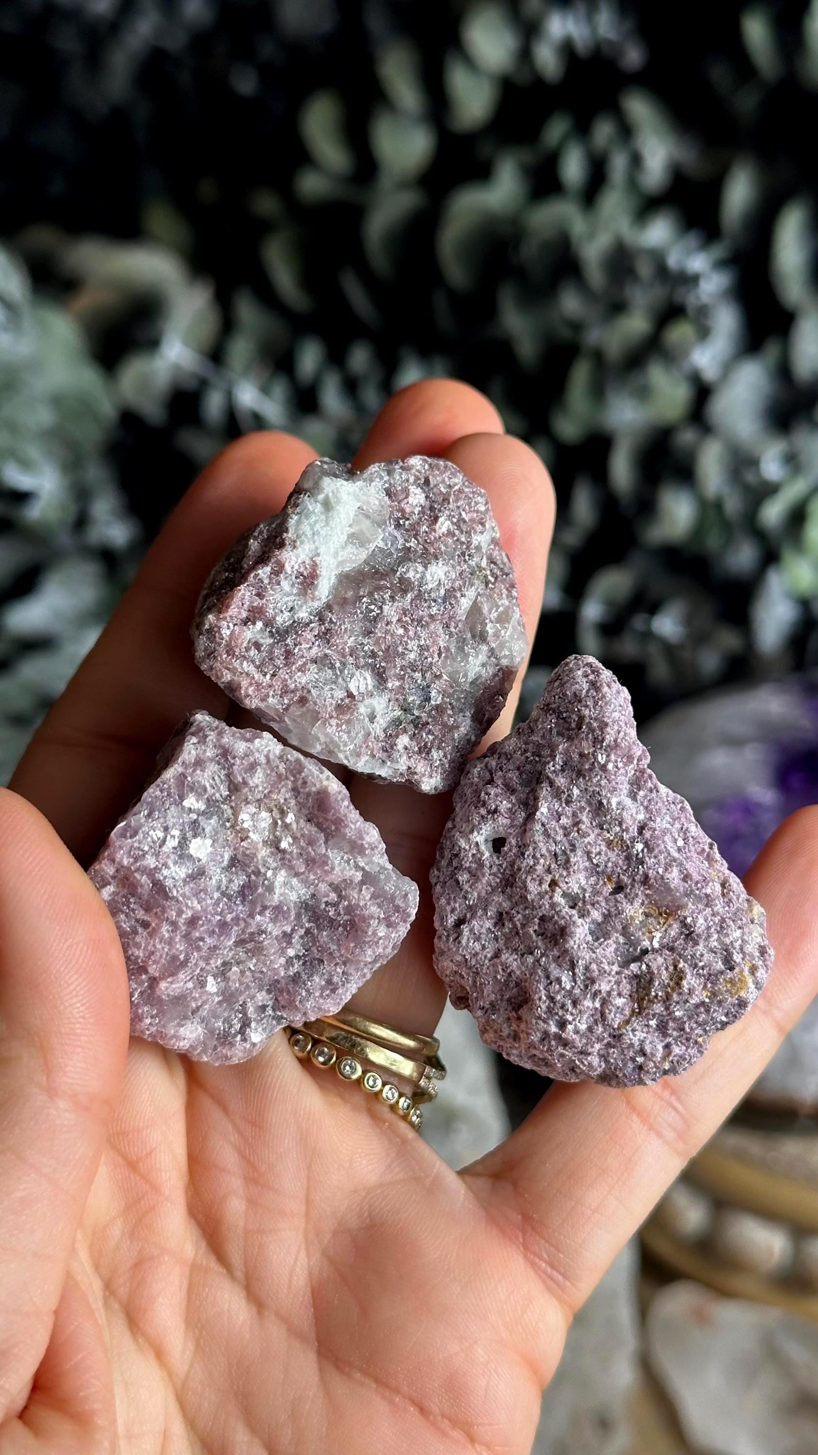 Raw Lepidolite, Rough Lepidolite, Transition, Prayer, Peace