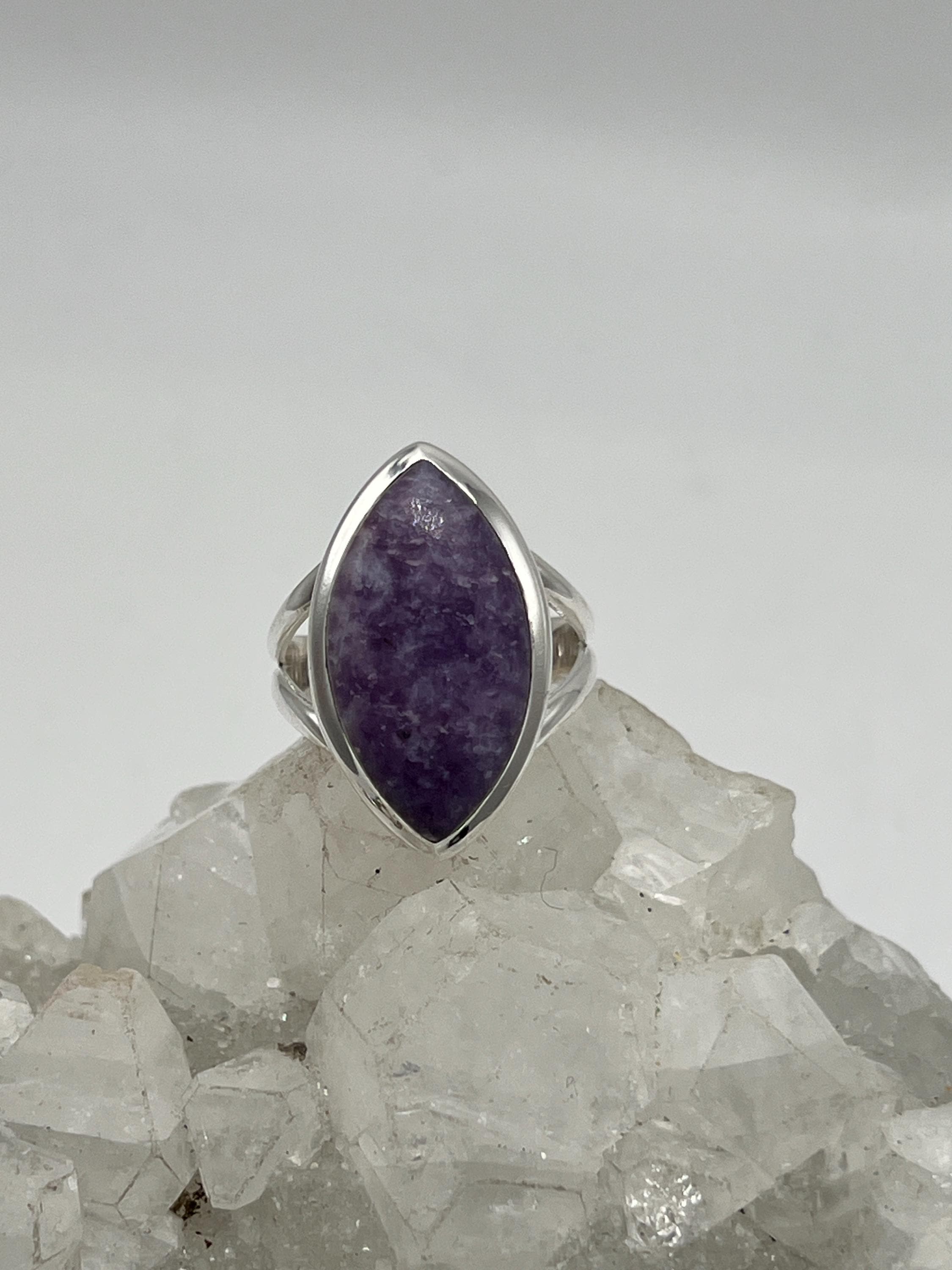 Lepidolite Ring, Size 7 1/2