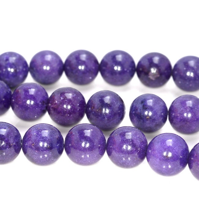 11-12mm Genuine Purple Lepidolite Gemstone Grade Aaa Round Loose Beads 7 Inch Half Strand (80003778-b93)
