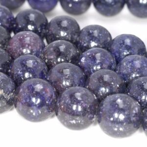 13mm Genuine Purple Lepidolite Gemstone Grade Aa Round Loose Beads 7 Inch Half Strand (80003779-b93)