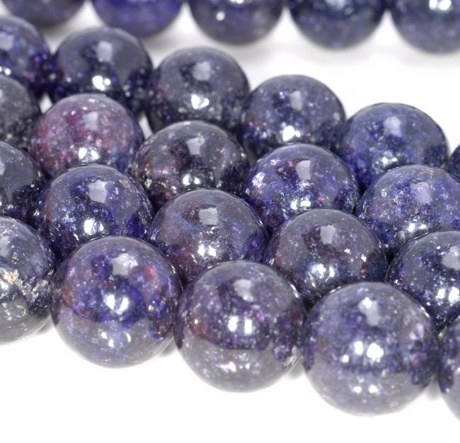 18-19mm Genuine Purple Lepidolite Gemstone Grade Aa Round Loose Beads 8 Inch Half Strand (80003794-b93) 18-19mm Genuine Purple Lepidolite Gemstone Grade Aa Round Loose Beads 8 Inch Half Strand (80003794-b93)