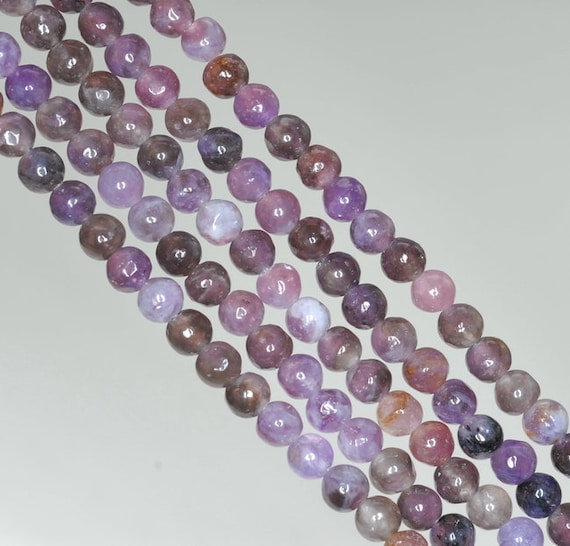 4mm Violet Purple Lepidolite Gemstone Grade A Round Beads 15.5 Inch Full Strand Bulk Lot 1,2,6,12 And 50 (90188456-650)