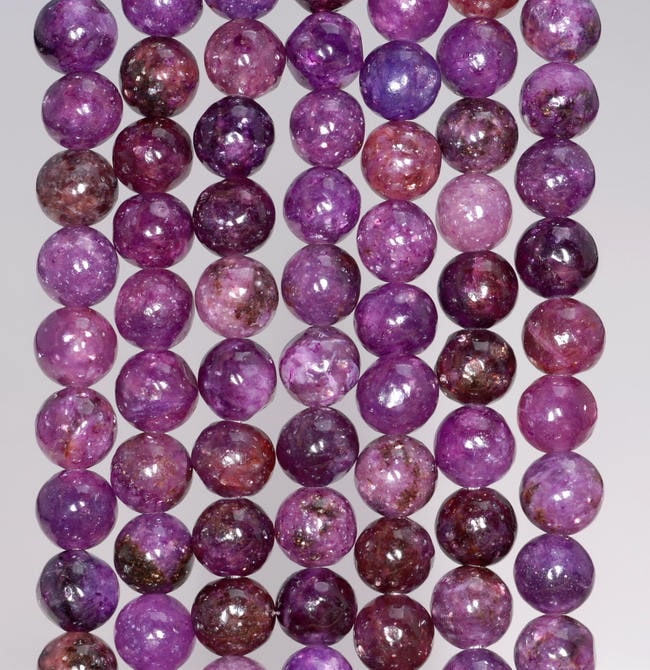 6mm Mauve Lepidolite Gemstone Grade Aaa Purple Round 6mm Loose Beads 16 Inch Full Strand (90146595-161)